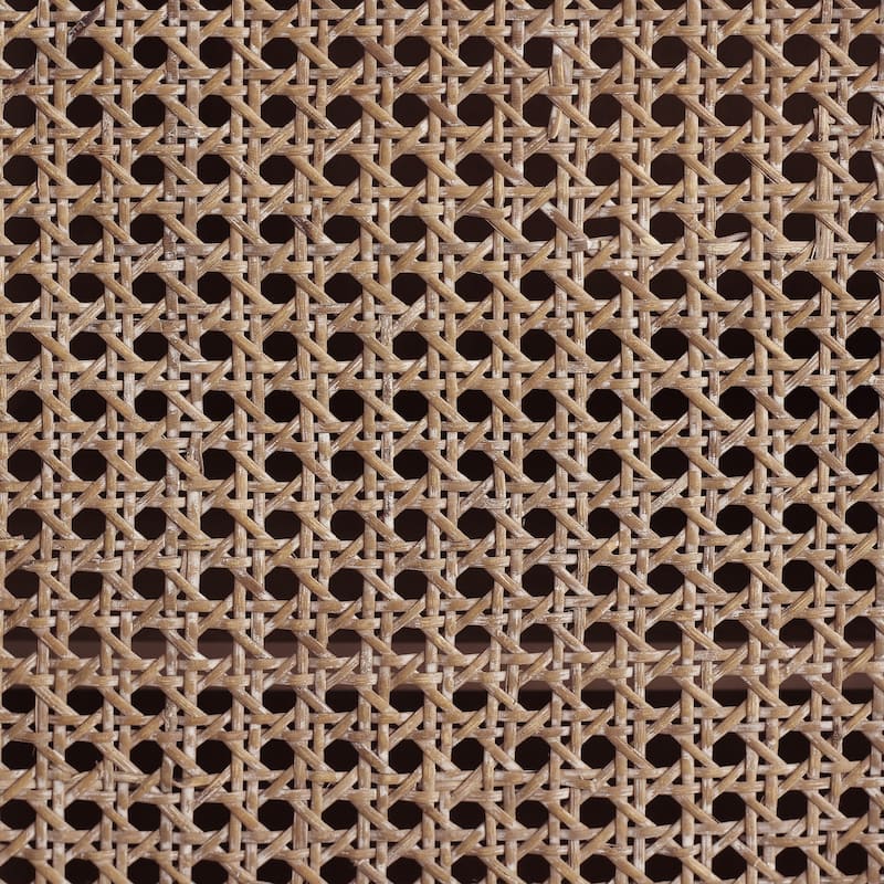 Art Leon Woven Rattan Wicker Accent Cabinet