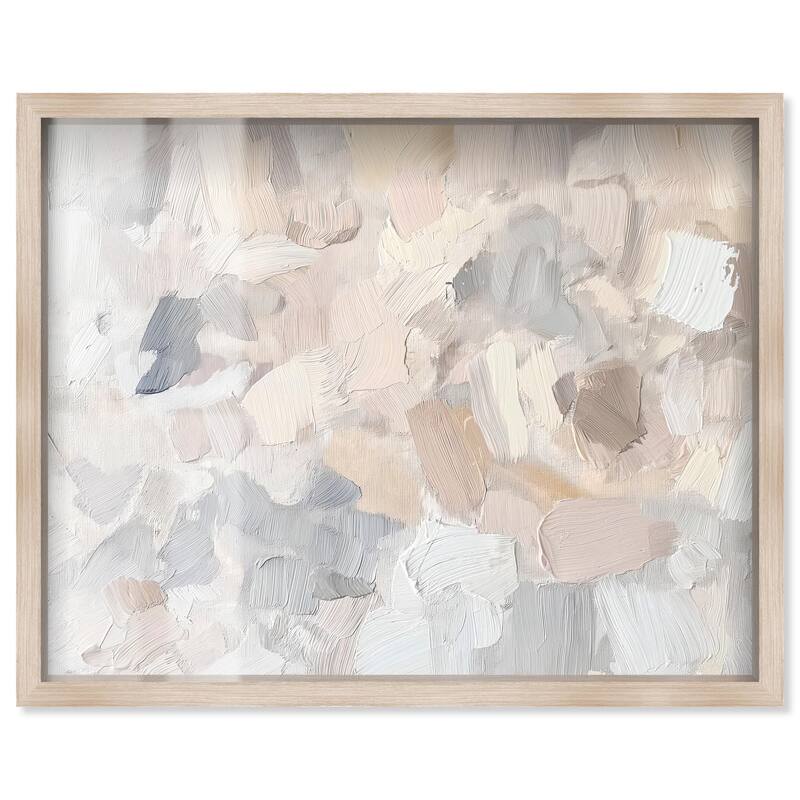 Soft Colors Fade I Shadowbox by Art Remedy - Natural - 24" x 20"