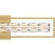 preview thumbnail 5 of 7, Dazzle Integrated LED Soft Gold Bath Light with CCT Switch