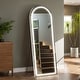 preview thumbnail 2 of 20, Floor Mirror with LED Light, Full Length Mirror with Stand, Hanging Mirror Wall Mounted Mirror, Full Body Mirror for Living Room