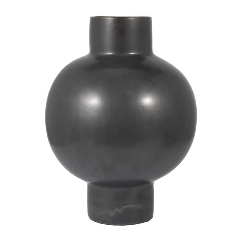 Sagebrook Home Neutral Round Modern Ceramic Bubble Vase