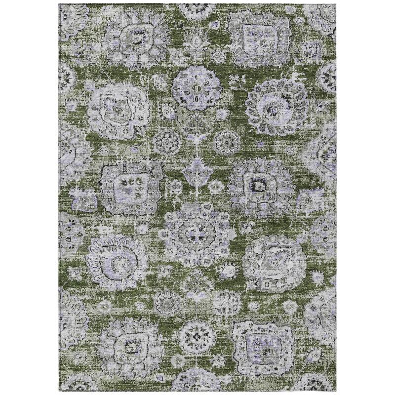 Machine Washable Indoor/ Outdoor Chantille Persian Vintage Rug