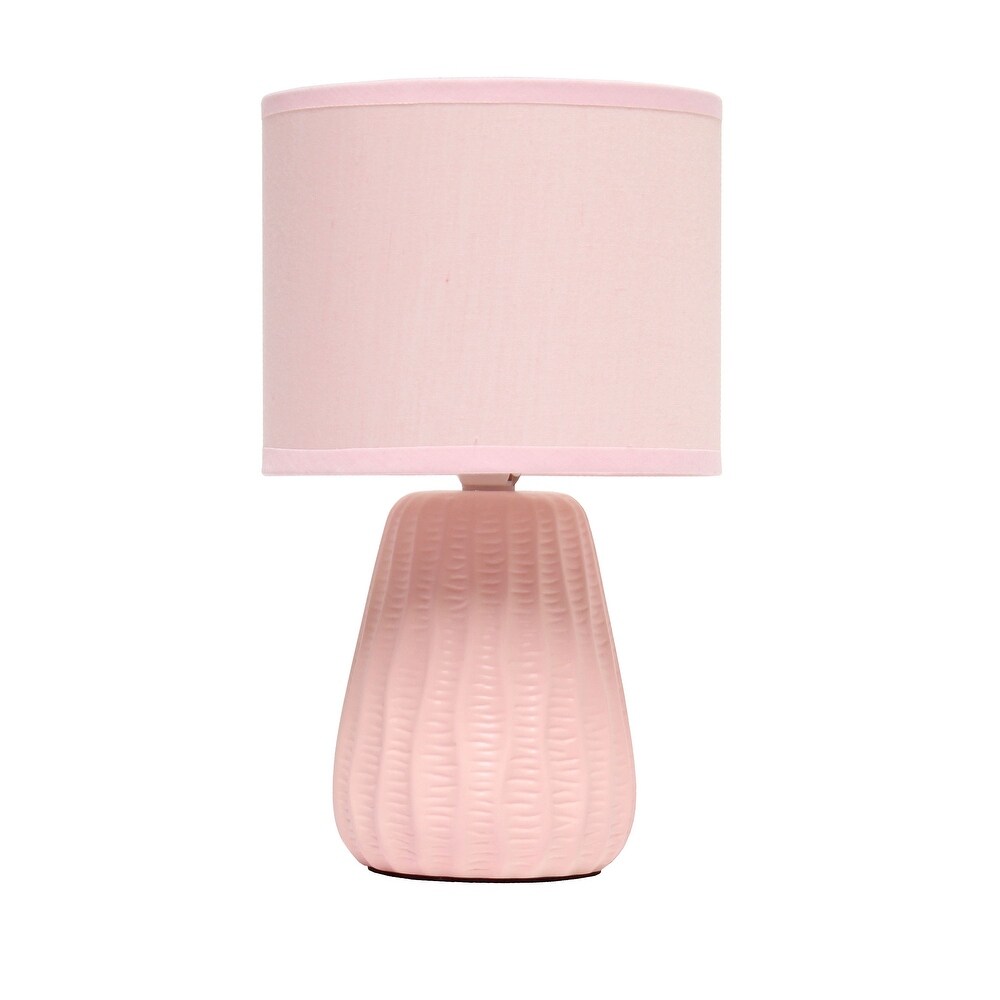 Pink Clouds Drum Lamp Shades 13.58x13.58x8.27 Inch Lampshade Accessories  Polyester Fabric Easy Clean Table Lamp Shade for Table Lamps and Floor Lamps