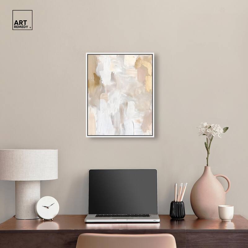 Beige and Cream II Canvas by Art Remedy