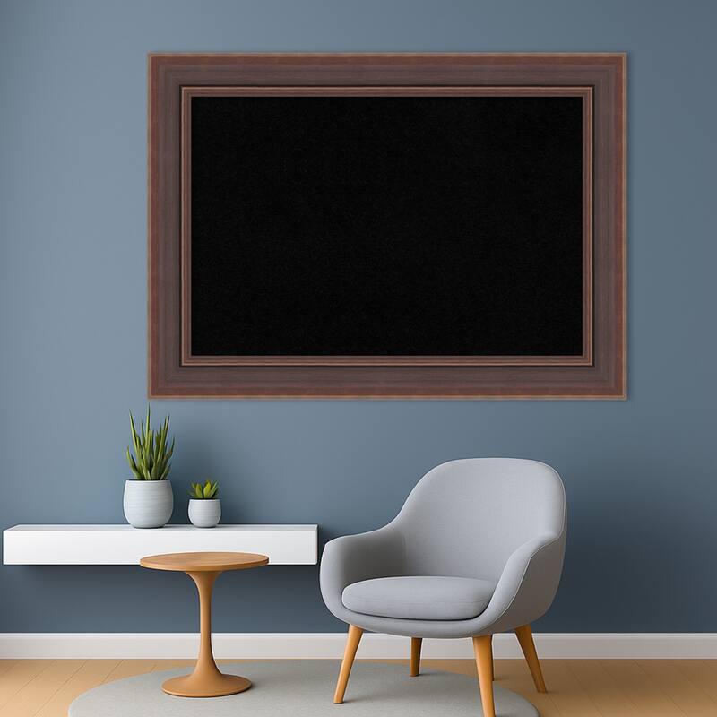 Moab Brown Bronze Framed Cork Board - Bulletin Board, Organization Board, Pin Board