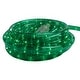 preview thumbnail 4 of 2, 100' Incandescent Outdoor Christmas Rope Lights Green