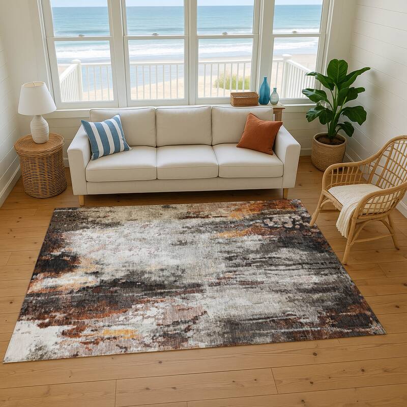Premium Washable Super Soft Abstract Modern Mayfield Rug