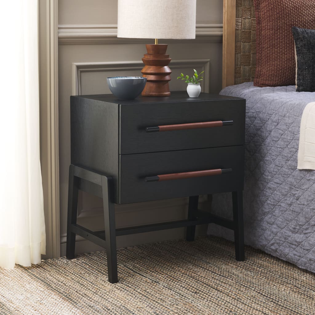 SAFAVIEH Tiona 2-Drawer Nightstand