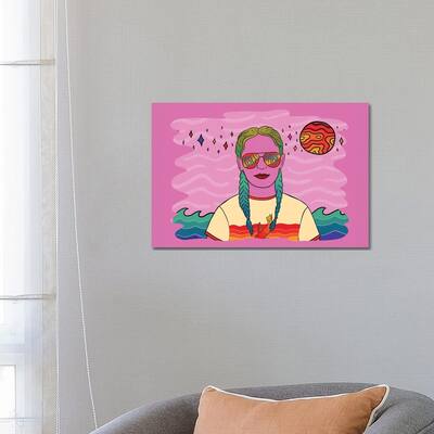 iCanvas "Pisces Girl" by Doodle By Meg Canvas Print