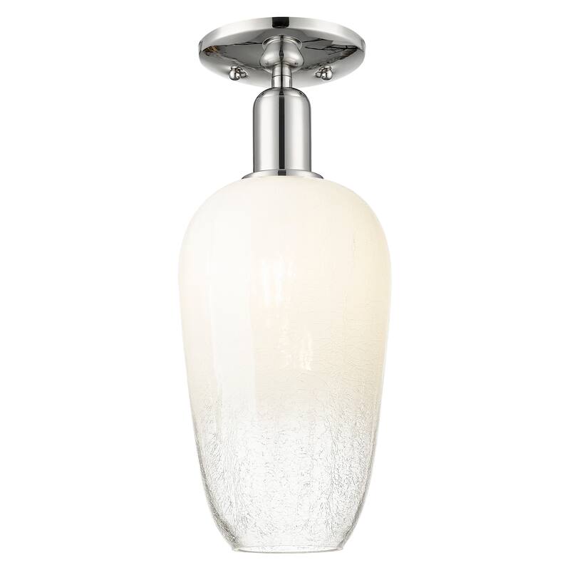 Innovations Lighting Downtown Urban - Brookhaven Flute - 1 Light 7" Semi-Flush Mount Light