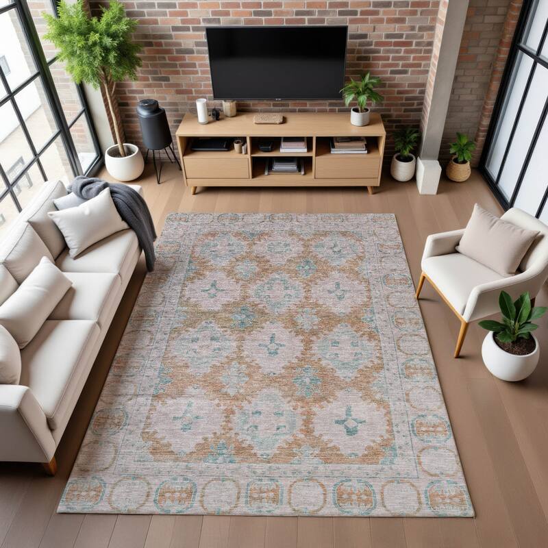 Premium Washable Super Soft Vintage Traditional Mayfield Rug