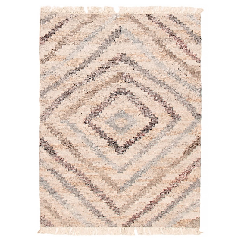 Ankara FW Beige Kilim 4'8" x 6'5" - 4'8 x 6'5 - Beige - 4'8 x 6'5
