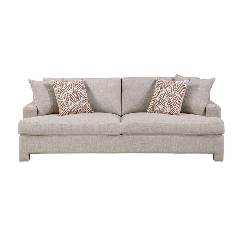 Arlo Chenille 2-Piece Living Room Sofa Sets with Pillows