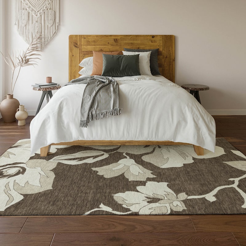 Premium Washable Super Soft Modern Floral Mayfield Rug