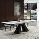 preview thumbnail 4 of 26, 110.23'' Extendable Rectangular Sintered Stone Dining Table For 8 -10 People