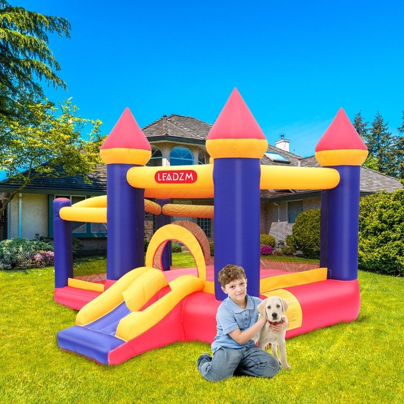 Details about   Inflatable Bounce House Slide Moonwalk Bouncy Kids Castle 450W Blower Carry Bag 