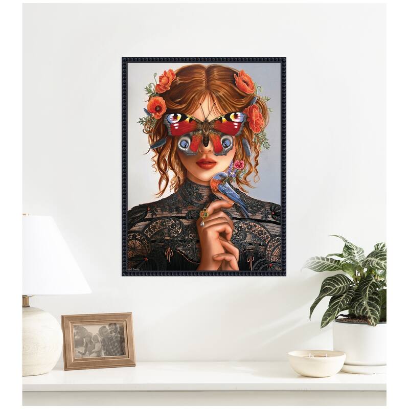 Kate and Laurel Dreamer by Charlotte Brindley Framed Canvas Wall Art Print