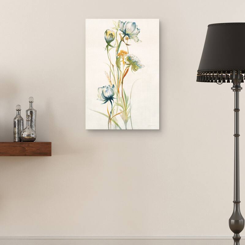 Late Summer Wildflowers I by Liz Jardine Canvas Art Print