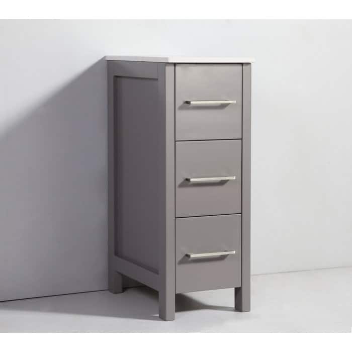Vanity Art 72 in. Double Sink Bathroom Vanity with Top and Mirrors - 72 X 18.1 X 35.8