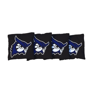 Westfield State Black Cornhole Bags