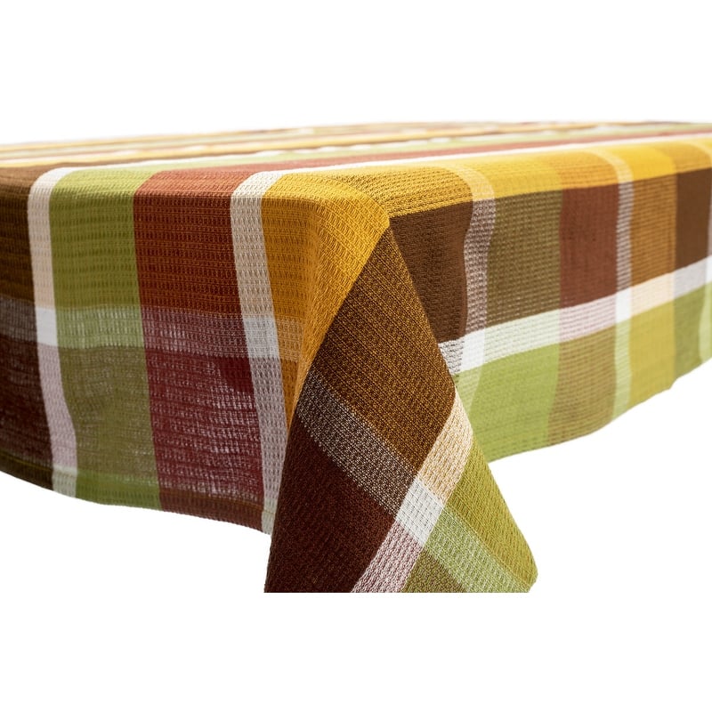 Farm Plaid 100 Cotton Tablecloth - 60"x84"