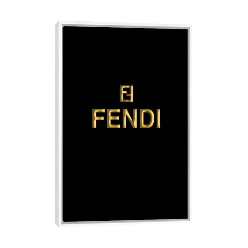 iCanvas "El Fendi" by Paul Rommer Framed Canvas Print - White - 40x26
