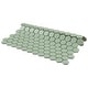 preview thumbnail 7 of 5, Merola Tile Metro Hex 1" Glossy Mint 11.86" x 10.25" Porcelain Mosaic