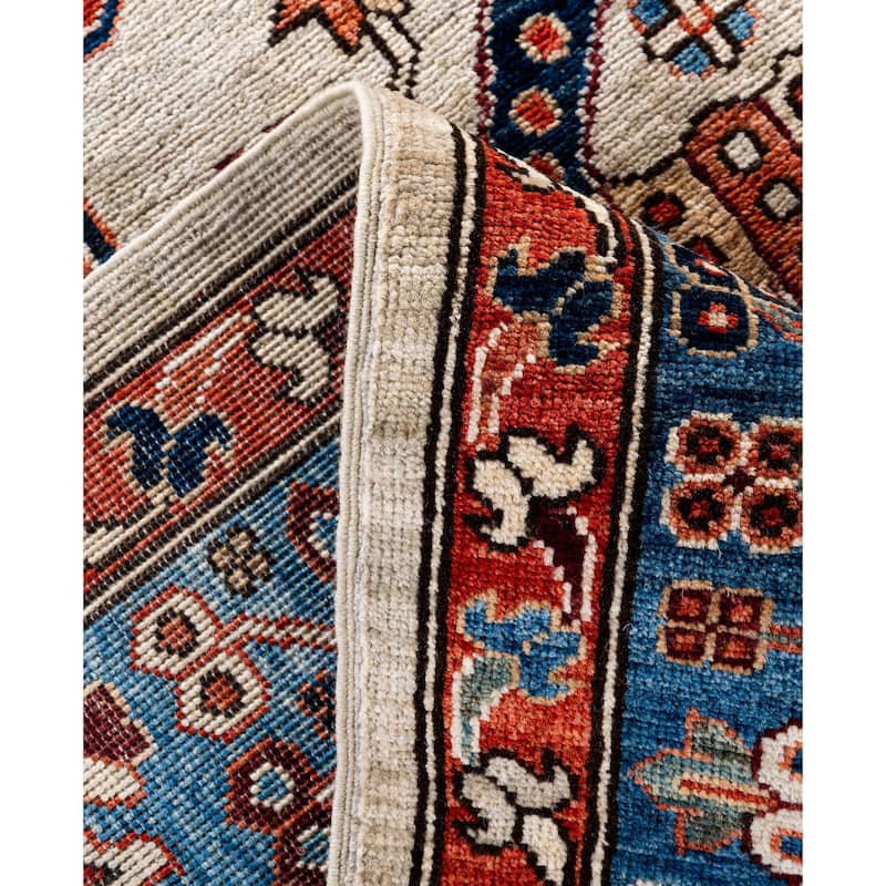 Serapi One-of-a-Kind Hand-Knotted Area Rug - Gray - 9' 1" x 11' 9"