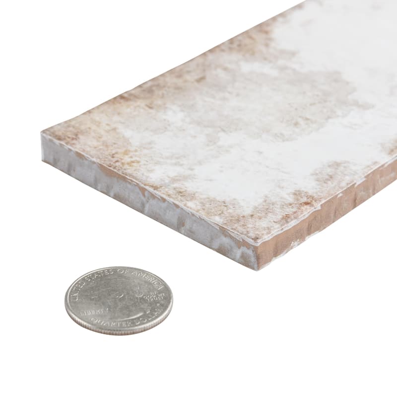 Merola Tile Biarritz Beige 3" x 6" Ceramic Wall Tile