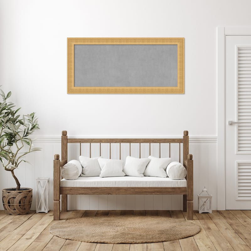 Amanti Art Trellis Gold Framed Magnetic Board