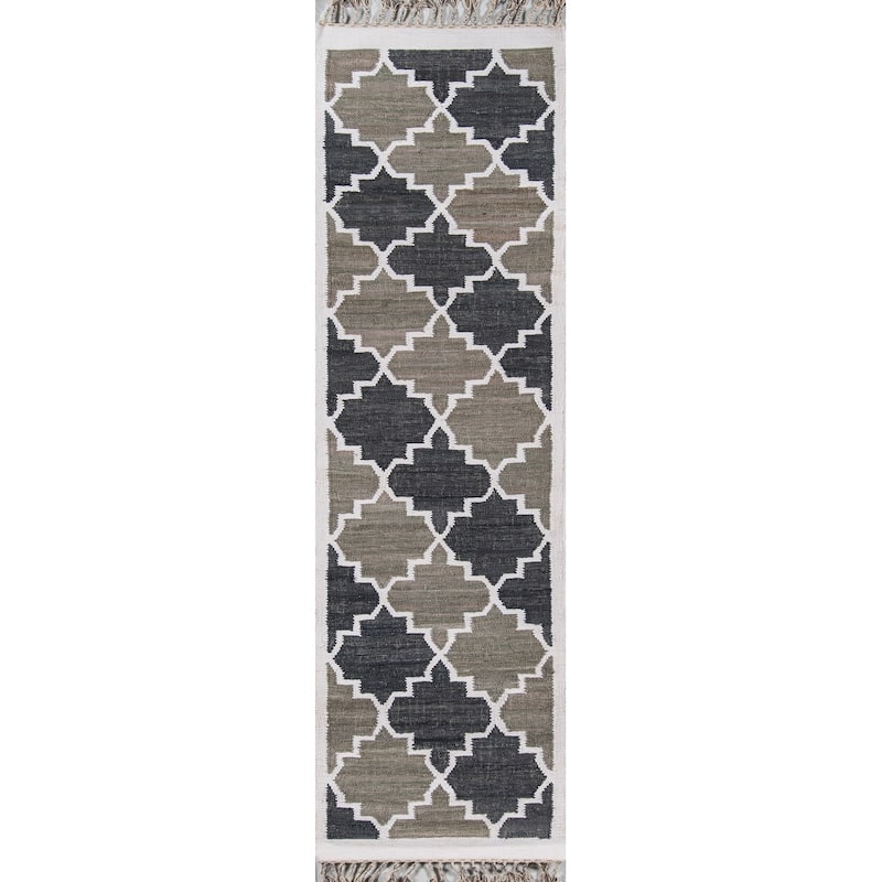 Novogratz by Momeni California Greyback Hand Woven Cotton Area Rug