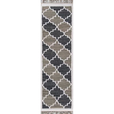 Novogratz by Momeni California Greyback Hand Woven Cotton Area Rug