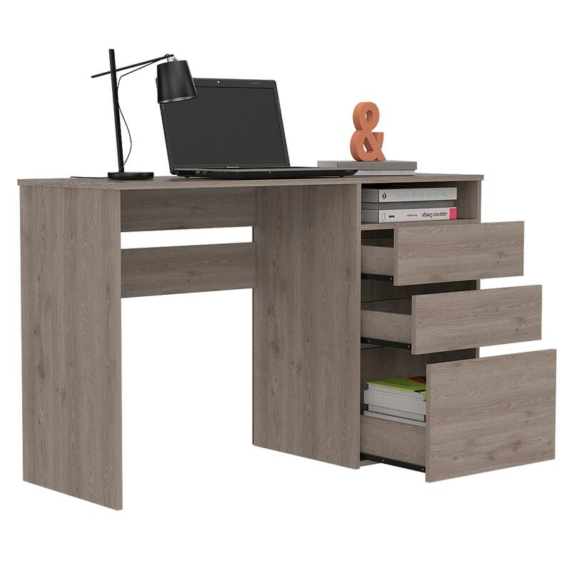 Dublin 3 Drawer Computer Desk with Shelf