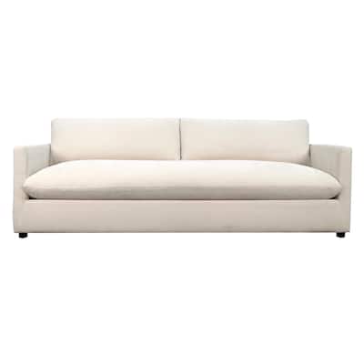 Harp & Finial Afton Sofa - Contessa Ivory Linen Fabric