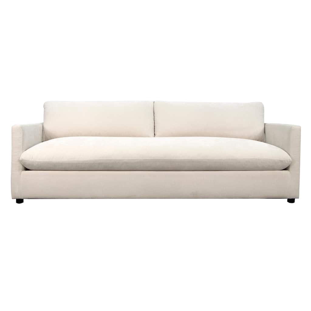 Harp & Finial Afton Sofa - Contessa Ivory Linen Fabric