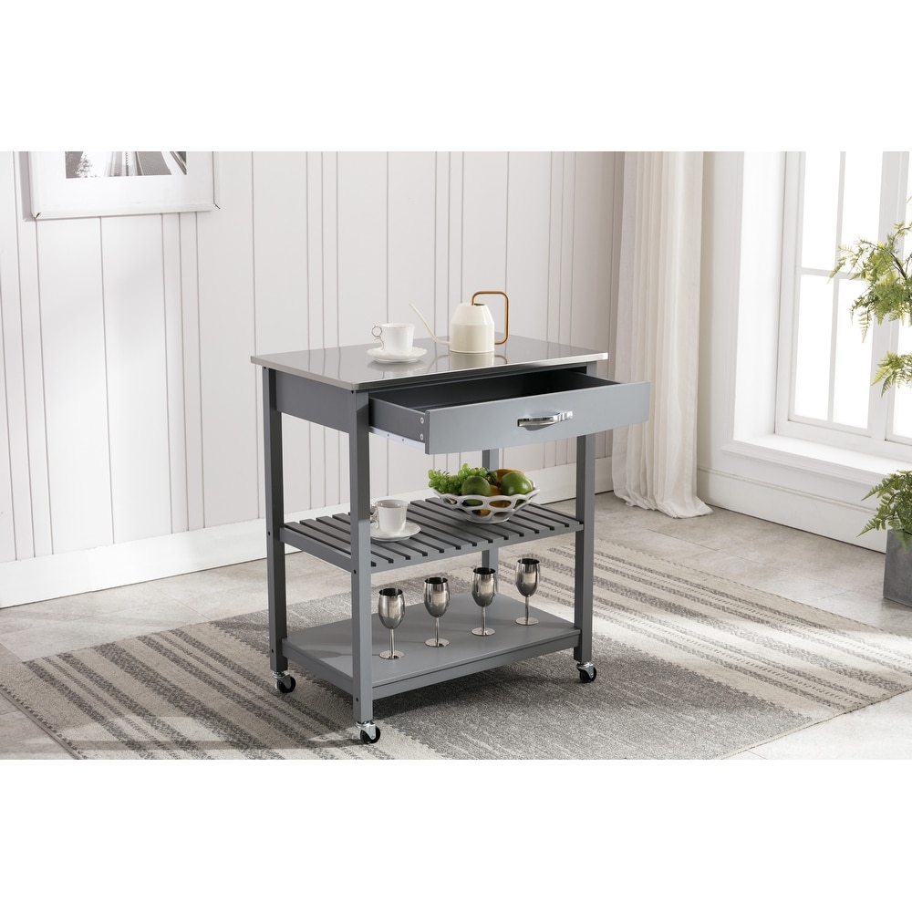 Stainless Steel Kitchen Islands and Carts - Bed Bath & Beyond