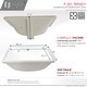 preview thumbnail 6 of 10, STYLISH 18 inch Rectangular Undermount Porcelain Bathroom Sink with 2 Overflow Finishes - 18 1/4" x 13" x 7 1/2"