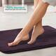 Clara Clark Ultra Soft Plush Bathroom Rug - Non-Slip, Velvet, Memory Foam Bath Mat - Set of 2