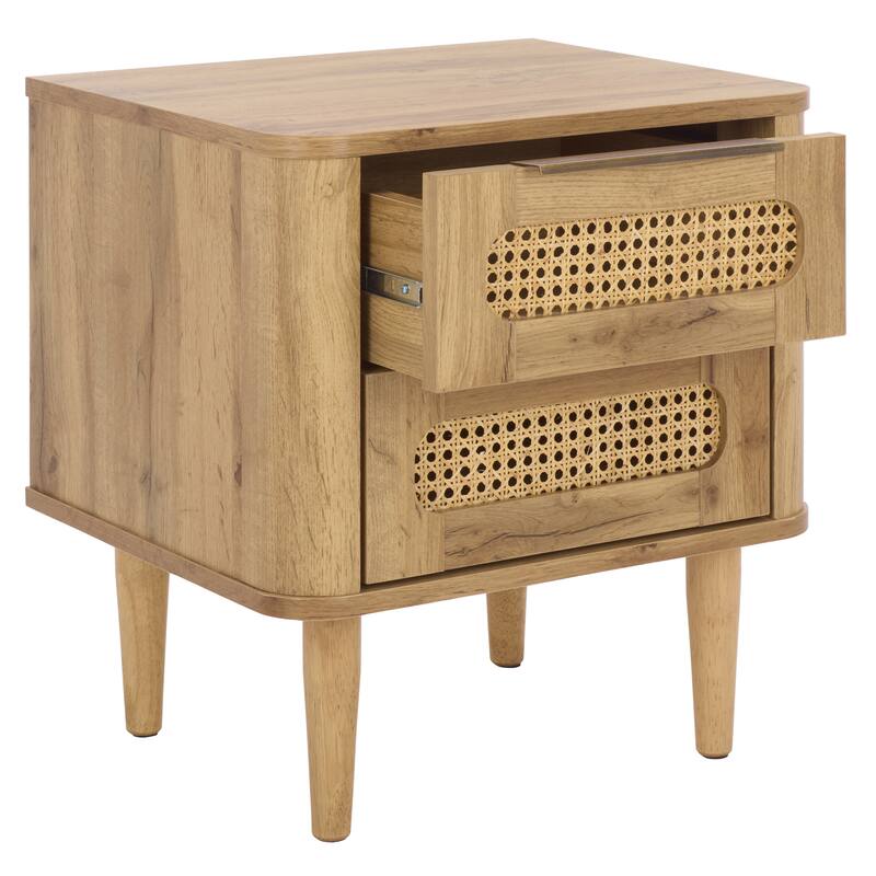 SAFAVIEH Home Brey 2-Drawer Nightstand