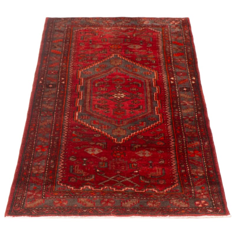 ECARPETGALLERY Hand-knotted Andelz Red Wool Rug - 3'7 x 6'10