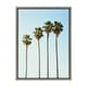 preview thumbnail 7 of 14, Kate and Laurel Sylvie Palm Trees Framed Canvas by Simon Te Tai