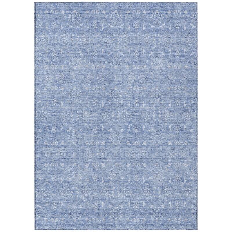 HomeRoots Floral Transitional Rectangle Outdoor Rug