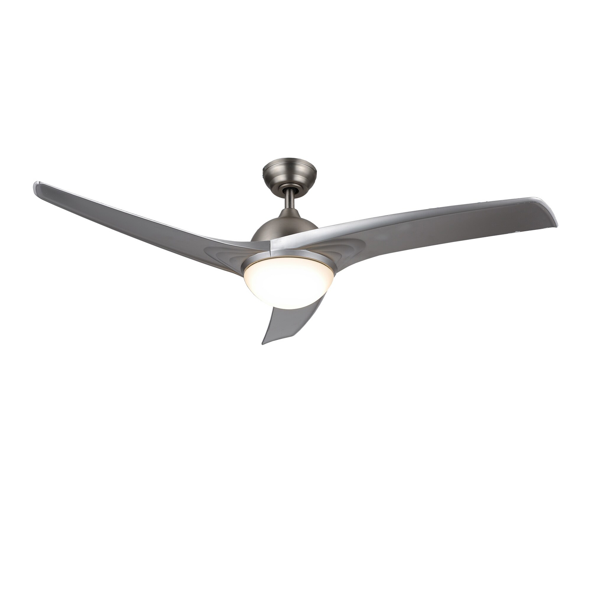 Co Z 52 White Ceiling Fan With Light And Remote Indoor Led Ceiling Fan For Kitchen Bedroom Living Room Dining Room Hallway Modern Ceiling Fans With Three Reversible Blades Memory Ceiling Fans