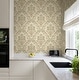 preview thumbnail 6 of 4, Seabrook Designs Berit Floral Damask Unpasted Wallpaper