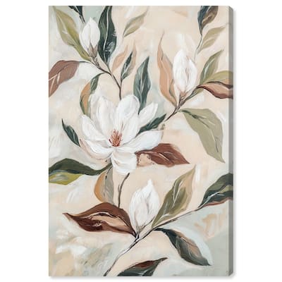 Soft Magnolia I Canvas by Art Remedy, Gallery Wrapped
