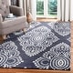 preview thumbnail 1 of 58, SAFAVIEH Handmade Wyndham Shubhra Modern Wool Rug 3' x 5' - Dark Grey/Ivory - Rectangle