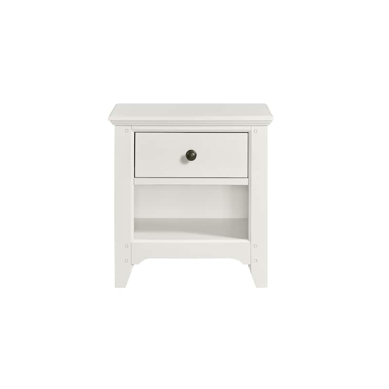 Tahoe Seashell 1-drawer Nightstand