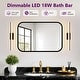 preview thumbnail 7 of 14, LED Bath Bar Black Vanity Light For Bathroom, Mirror, Sink, Or Dressing Room