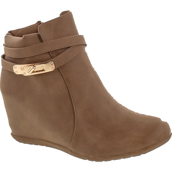 comfy wedge ankle boots