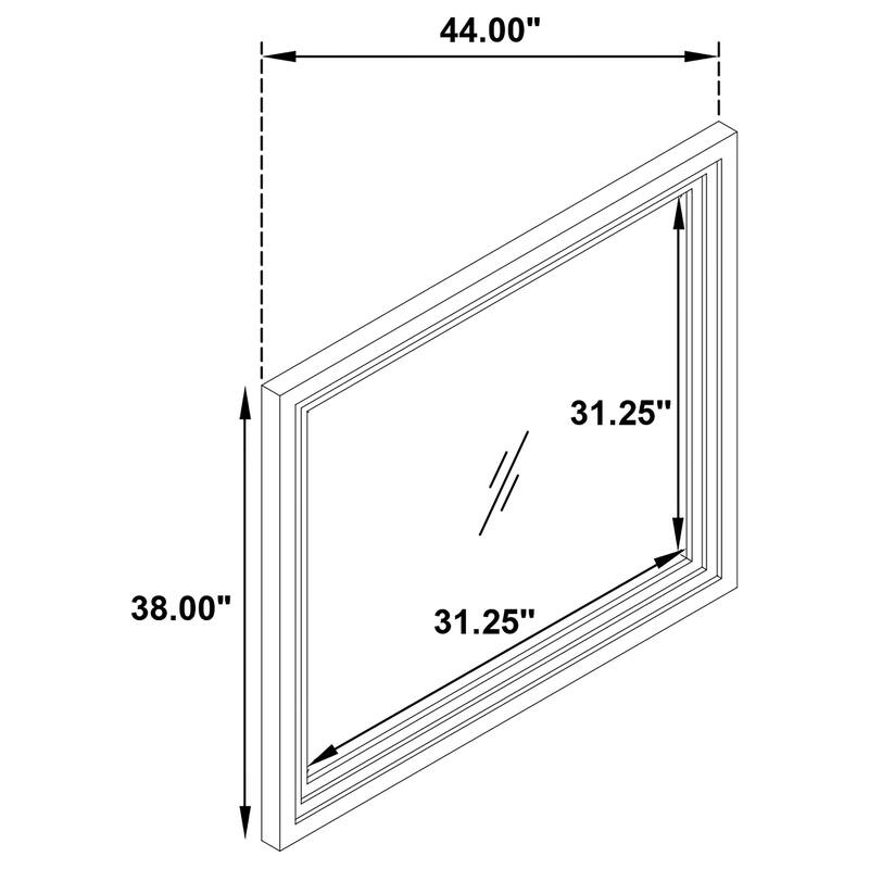 Marielle 5-Piece Bedroom Set Distressed White